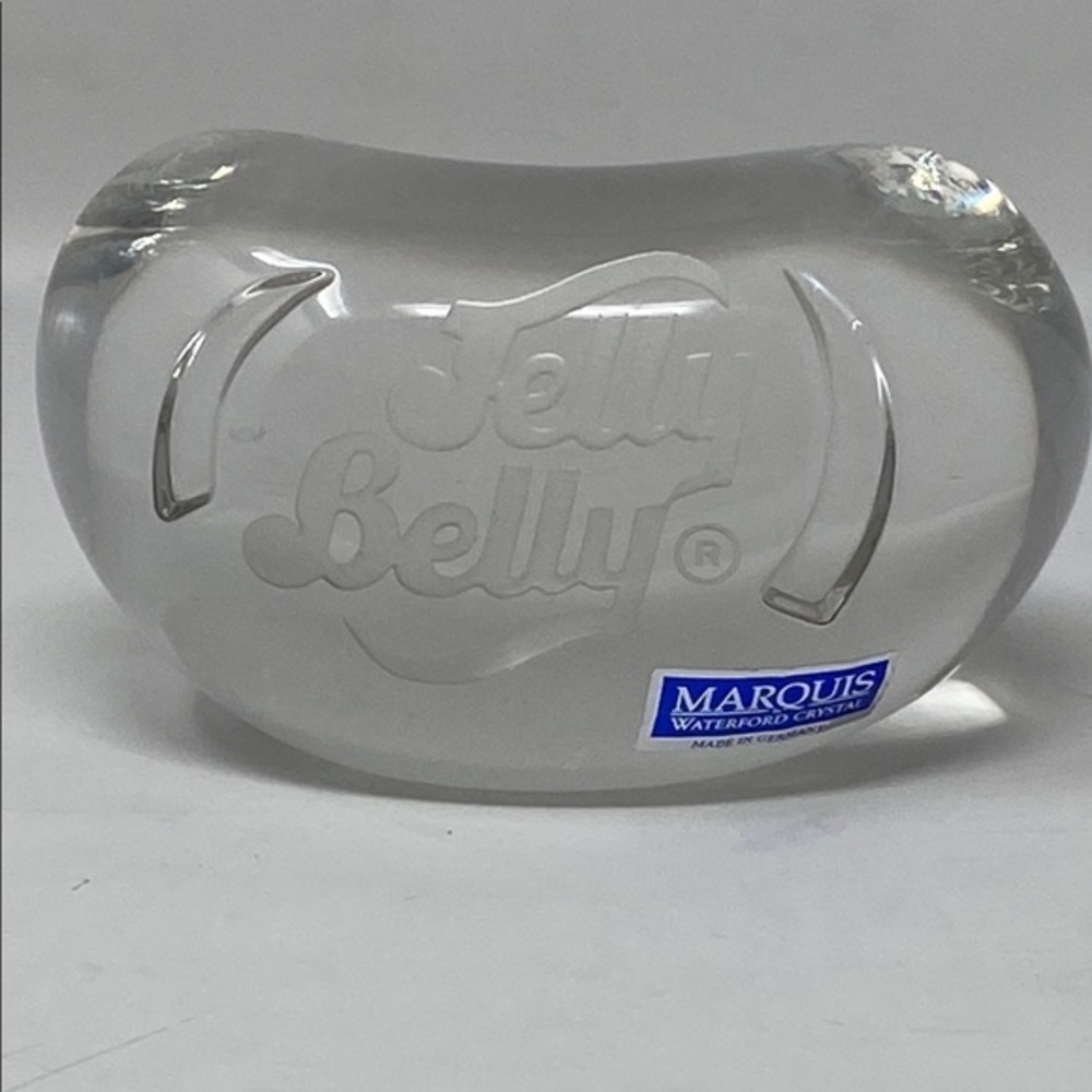 Vintage Marquis Waterford Crystal 25th Anniversary “Jelly Belly” Paperweight